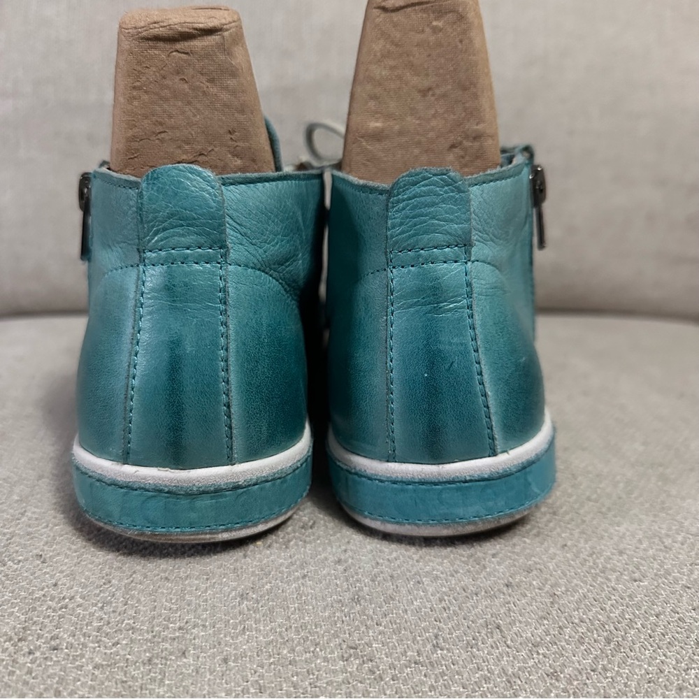 Blackstone JL24 Laguna Leather High Top Sneakers Zippers EUC Size EU 40, US 10 - Picture 6 of 12